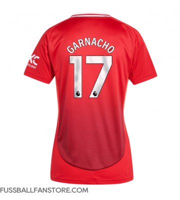 Manchester United Alejandro Garnacho #17 Replik Heimtrikot Damen 2024-25 Kurzarm